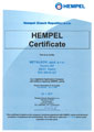 HEMPEL Certificate
